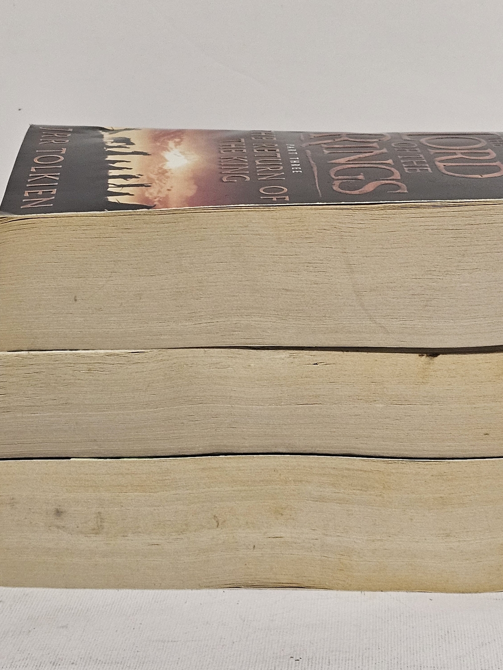 Lord of the Rings Trilogy Paperback Set Tolkien 3 Books Fellowship - Picture 5 of 6